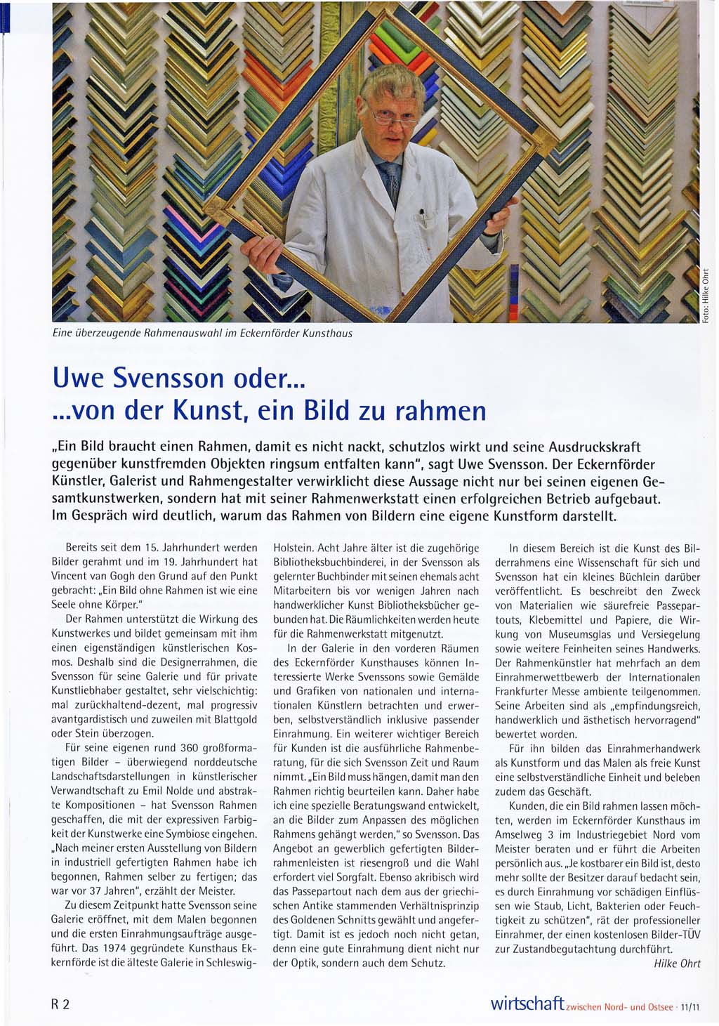 Artikel in der Zeitschrift 'Wirtschaft', November 2011